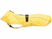 TRIXIE Regenmantel Vimy für Hunde XS gelb – Hunde-Regenjacke mit reflektierenden