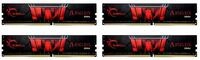 G.SKILL F4-3200C16Q-64GIS Aegis DDR4 64GB PC 3200 CL16 KIT (4x16GB) Schwarz