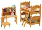 Sylvanian Families 5338 Landhaus Kinderzimmer mit Stockbett - Puppenhaus Einrichtung