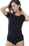 Mey Tagw&auml;sche Serie Noblesse Damen Shirts 1/2 Arm Schwarz S(38)