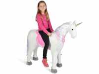 Pink Papaya Plüschpferd XXL 105cm Einhorn - Lissy, das riesige Pferd zum...