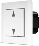 REV Link2Home, WLAN Rollladenschalter + Rahmen, App- u. Sprachsteuerung, weiss