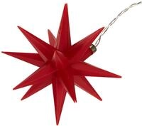 HGD CW62-1002 LED-Weihnachtsstern Warmwei&szlig; LED Rot, gro&szlig;