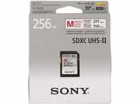 Sony SDXC UHS-II Speicherkarte mit 256GB, Schreiben mit 277 MB/s, 4k Video, IP 57,
