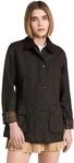Barbour Damen Wachsjacke Classic Beadnell Olive gr&uuml;n - 38