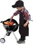 Theo Klein 9466 Weber Kugelgrill One Touch Premium, Kinder-Grill mit Licht, Sound und