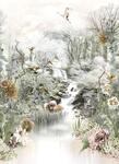 Komar Fototapete FABLE | 184 x 254 cm -Tapete, Wand Dekoration, Japan, Garten,