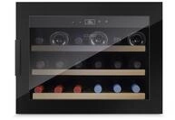 Caso WineSafe 18 EB Black Design Einbau-Weink&uuml;hlschrank mit Kompressionstechnik f&uuml;r