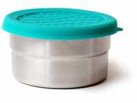 ECOlunchbox Blue Water Bento | Seal Cup Solo, Runddose aus Edelstahl mit