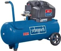 Scheppach Doppelzylinder Kompressor HC105DC mit 2 Schnellanschlusskupplungen 