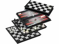 Philos 2506 Schach-Backgammon-Dame-Set, Feld 37 mm
