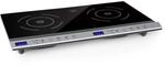 Klarstein Cucinata mobile Kochplatte, Doppel-Induktionskochfeld, 3100W, Touch