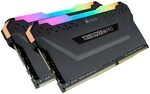 Vengeance RGB Pro 16GB (2x8GB) DDR4 Bis zu 3200MHz C16 - Black