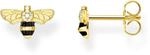 THOMAS SABO Damen Ohrringe Ohrstecker Biene Gelbgold 925 Sterling Silber H2052-565-7