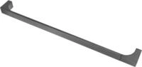 Keuco Badetuchhalter 600 mm Edition 11 schwarz-Chrom geb&uuml;rstet