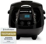 REISHUNGER Digitaler Reiskocher klein, schwarz | 0,6 L bis 3 Personen 