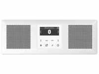 Jung Smart Radio DAB Bluetooth Komplett-Set Serie AS Weiß mit 2 Lautsprechern