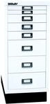 BISLEY MultiDrawer, 29er Serie mit Sockel, DIN A4, 8 Schubladen, Metall, 696