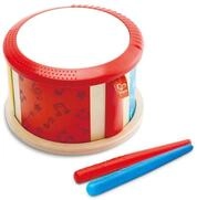 Hape Doppelseitige Holztrommel - Musikspielzeug f&uuml;r Kleinkinder, beidseitige