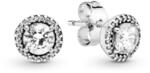 Pandora 296272CZ Frauen Silber Zirkonia Ohrringe Bis zu hier
