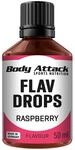 Body Attack Flav Drops&reg;, 4 x 50 ml, Raspberry, Aromatropfen f&uuml;r Lebensmittel,