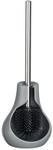 WENKO Keramik WC-Garnitur Drop Neo Grau Keramik - WC-B&uuml;rstenhalter, Keramik, 14 x 40