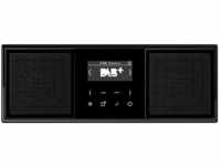 Jung Smart Radio DAB Komplett-Set Schwarz Serie LS DABLS2SW mit 2 Lautsprechern...