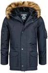 Geographical Norway Herren Abiosaure Men 003 + Bs 2 Parka (Marineblau, XL)