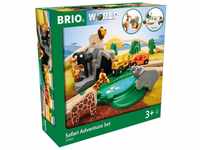 BRIO 33960 - Großes BRIO Bahn Safari Set D Mehrfarbig