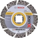 Bosch Professional 1x Diamanttrennscheibe Best (Universal, X-LOCK, &Oslash;125 mm,