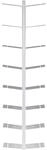 Radius Design Booksbaum Doppel Wandregal gro&szlig; Weiss &ndash; Wandregal aus