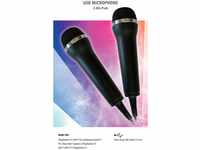 Mikrofon Doppelpack für Karaoke Games (Lets Sing, Voice of Germany, SingStar etc.)