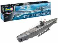 Revell RV05166 05166 U-Boot German Submarine Type IX C U67/U154, Schiffsmodellbausatz