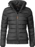 MARIKOO Damen Winter Steppjacke Poison Schwarz Gr. XL