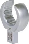 KS Tools 516.2522 9x12mm Einsteck-Ringschl&uuml;ssel offen, 22mm