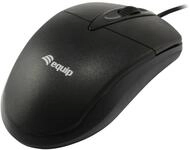 Equip Optische Tischmaus, Kabel, Schwarz