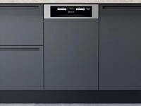 Bauknecht BSBO3O21PFX Teilintegrierbarer Einbaugeschirrsp&uuml;ler