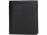 Esquire New Silk - Geldbörse 14cc 12 cm CARDSAFE Black