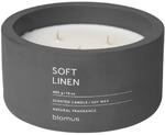 blomus Duftkerze -FRAGA- | Farbe Magnet | Gr&ouml;&szlig;e &Oslash; 13 cm | Duft Soft Linen