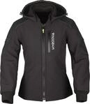 Modeka Clarke Damen Motorrad Textiljacke, schwarz, 36