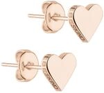 Liebeskind Berlin Ohrringe LJ-0500-E-08 Damen Ohrstecker Herz Edelstahl Silber, One