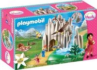 PLAYMOBIL Heidi 70254 Am Kristallsee mit Heidi, Peter und Clara, Inkl. Wasserpumpe,