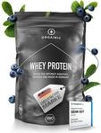 ORGAINIC Bio Blaubeere Whey Protein - Bio Zertifiziert ohne Zusatzstoffe -