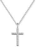 Engelsrufer Cross Kette mit Anh&auml;nger B: 8 mm; H: 12 mm, f&uuml;r Damen 925er