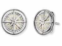 Engelsrufer Damen Ohrstecker Kompass Symbol Windrose aus Sterling Silber in silber -