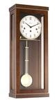 Hermle 70989-030141 Progressistische Wanduhr 1 2 Std. Schlag, Nussbaum 57cm x 22,5cm