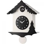 AMS W7391 Quarz-Pendeluhr, Holz, Mehrfarbig, 41 x 35 x 17 cm