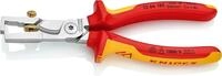 KNIPEX StriX Abisolierzangen mit Kabelschere auf SB-Karte verchromt isoliert mit