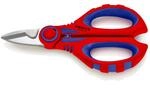 KNIPEX Elektrikerscheren mit Mehrkomponenten-H&uuml;llen, glasfaserverst&auml;rkt 160 mm, 95