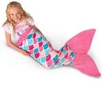 Fin Fun Meerjungfrau Decke f&uuml;r M&auml;dchen und Damen - Kuscheldecke zum...